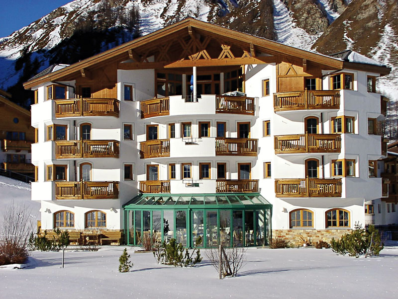 One of the top hotels in Samnaun - the Chasa Nova